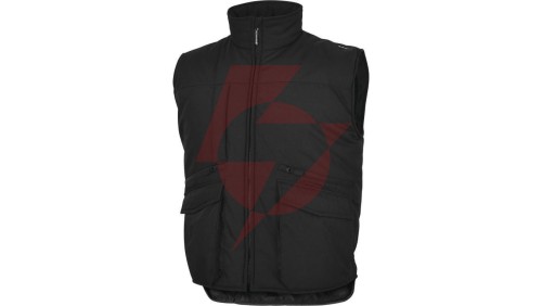 Kamizelka z wieloma kieszeniami z poliestru i bawełny SIERRA2, kolor: czarny, rozmiar: XL / SIER2NOXG