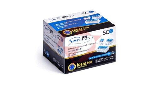 Szybkozłączka zestaw SCL COMBO 1 IDEALNA z dźwignią 88000901 /30 szt./