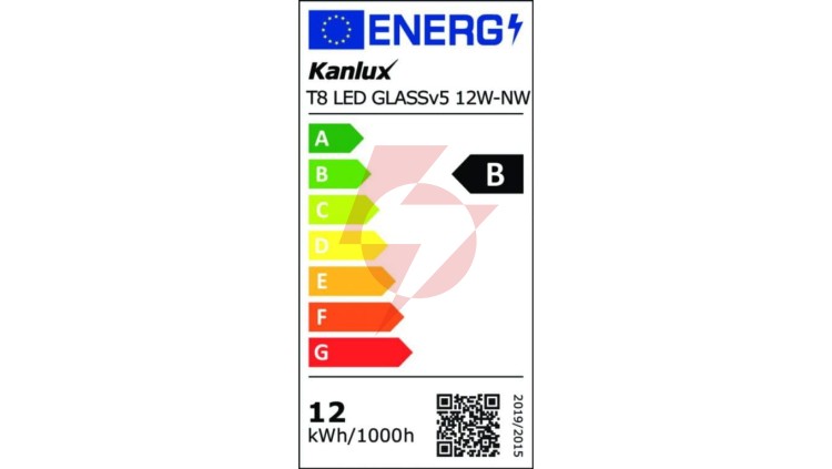 Świetlówka LED T8 G13 1212mm GLASSv5 12W-NW 2220lm 4000K barwa neutralna 4 lata Gwar. 33216