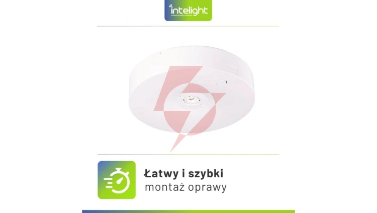 Oprawa sieciowo-awaryjna natynkowa STARLET ROUND SO 150 M 3H AT / 91766