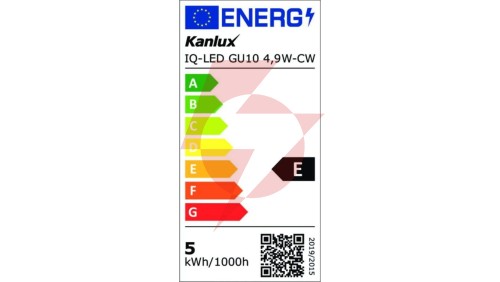 Żarówka LED GU10 IQ-LED 4,9W-CW 550lm 6500K barwa zimna 35258