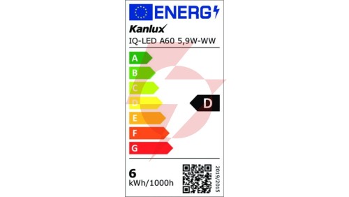 Żarówka LED E27 IQ-LED A60 5,9W-WW 806lm 2700K barwa ciepła 3 lata Gwarancji 36673