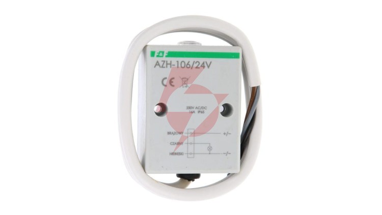 Automat zmierzchowy montaż natynkowy 16A 24V IP20 AZH-106-24V
