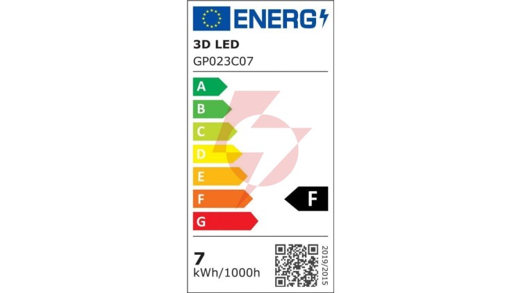 Żarówka LED 7W E27 620lm Ciepła 3000K / GP023C07