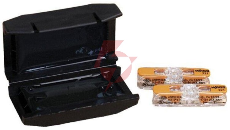 EASY-PROTECT Inline 2/4 Puszka żelowa ze złączkami WAGO COMPACT Inline 0,2-4 mm2, 449749