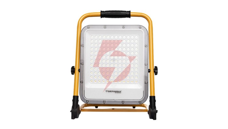 Projektor LED przenośny akulumatorowy HERKULES 100W 2500lm 6500K 15000mAh GW-0074