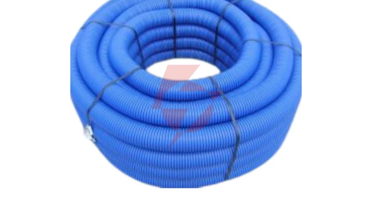 Rura karbowana dwuścienna HDPE 450N niebieska UV z pilotem i złączką fi 50/39 (25mb) 31NT050M