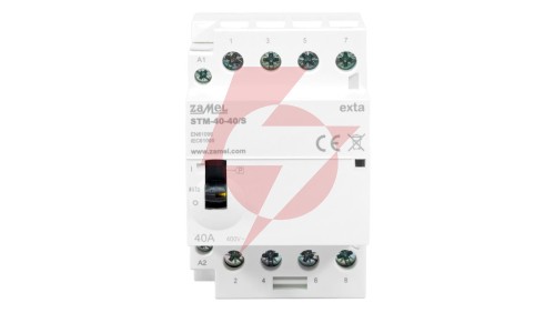 Stycznik modułowy ze sterowaniem ręcznym instalacyjny 40A 4Z 230V AC STM-40-40/S EXT10000315