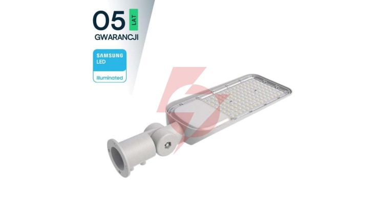 Oprawa Uliczna LED 150W 16500lm 4000K Diody SAMSUNG IP65 Szara 5 Lat Gwarancji Regulowany uchwyt 2120428