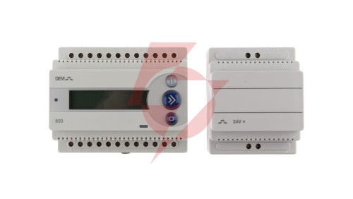Termostat DEVIreg 850 24V 16A -10-40C IP20 biały 140F1085