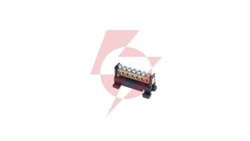 Listwa zaciskowa na szynę L7 fazowa 7-torowa 16mm² 400V AC 63A czarna 81700007