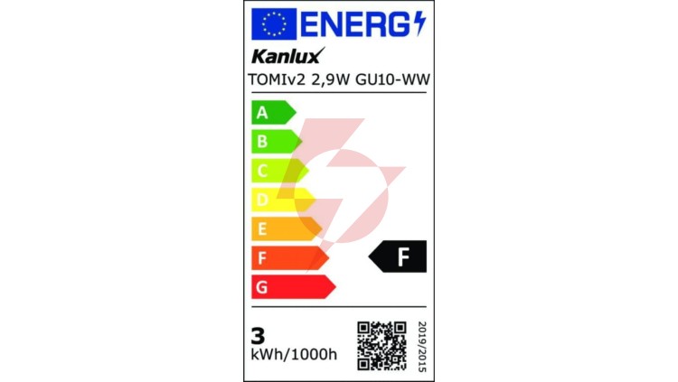 Żarówka LED GU10 TOMIv2 2,9W GU10-WW 295lm 3000K barwa ciepła 34965
