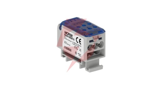 Blok dystrybucyjny - rozdzielczy OJL80A niebieski AL/CU we: 2x 2.5-16mm² wy: 6x 2.5-6mm², 1000VAC/1500VDC MAB1080B10