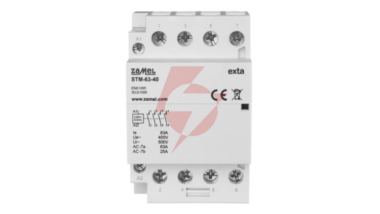 Stycznik modułowy instalacyjny 63A 4 Z 230V AC STM-63-40 EXT10000299