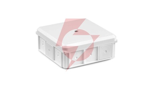 Puszka naścienna 90x37x90mm IP55 z dławnicami z wkrętem biała NSW90x90 35418706