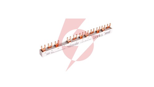 Szyna prądowa łączeniowa - widełkowa 3-fazowa 63A 12 modułów 10 mm² pod zabezp. różnicowo-prądowe SW3F(3P+N) 10 12M63A 81992206