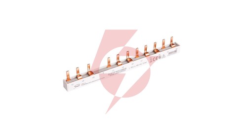 Szyna prądowa łączeniowa - sztyftowa 3-fazowa 63A 12 modułów 10 mm² pod zabezp. różnicowo-prądowe SS3F(3P+N) 10 12M63A 81996206