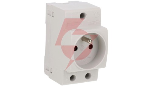 Gniazdo modułowe z/u 16A 230V na szynę TH35 AUS16B