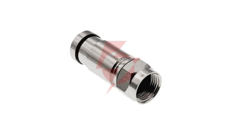Złącze F kompresyjne RG6, średnica tulei wewnętrznej 4.80 mm (0,1) RGTec