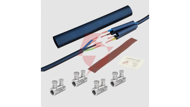 Mufa kablowa termokurczliwa ze złączkami kablowymi ze śrubą zrywalną MSCS241 Al/Cu 95-240mm² 1kV 4xśruba Al MSCS2404A00