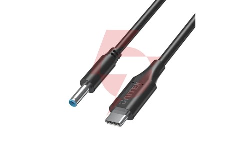 UNITEK Kabel zasilający USB-C - DC Jack 4,5x3mm 65W PD do laptopów HP 1,8m