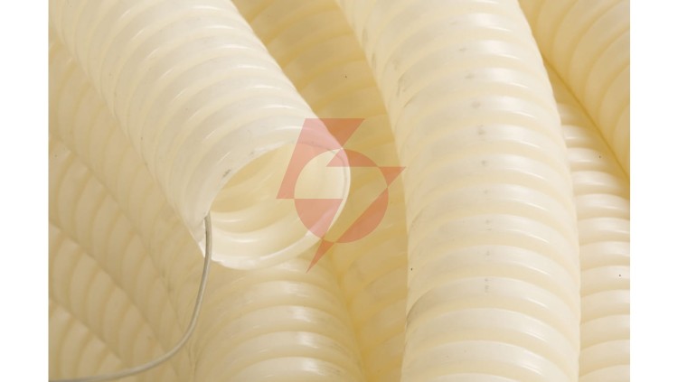 Rura karbowana z pilotem 25mm kolor naturalny 750N FK15/25F DX16325R /75m/