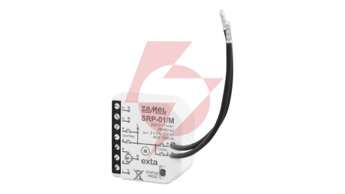 Sterownik rolet dopuszkowy przewodowy miniaturowy SRP-01/M EXT10000319