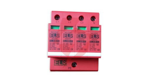 Ogranicznik przepięć standard Typ T1+T2 warystor T12 275/25 2+0 EL30B+C 4P 6kA RS