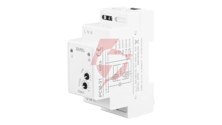 Przekaźnik czasowy przełączany w zerze opóźnione załączenie 230V AC PCM-31 EXT10000305