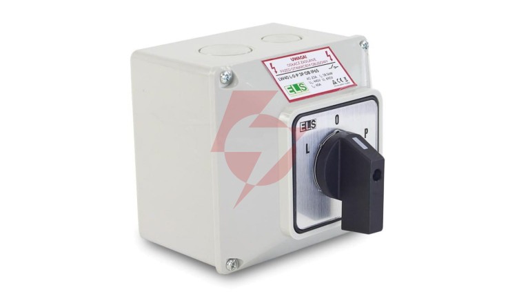 Łącznik krzywkowy L-0-P 63A 3P w obudowie IP65 / LW63 L-0-P 3P OB