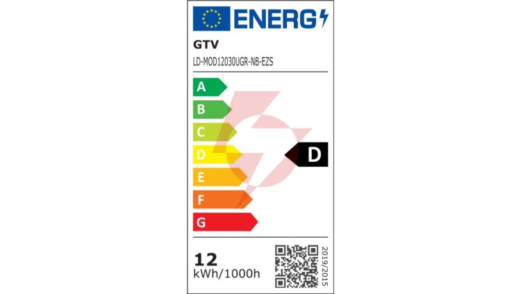 Panel LED MODULAR 40W 4800lm 4000K IP54 120x30cm 5lat gwar. LD-MOD12030-NB