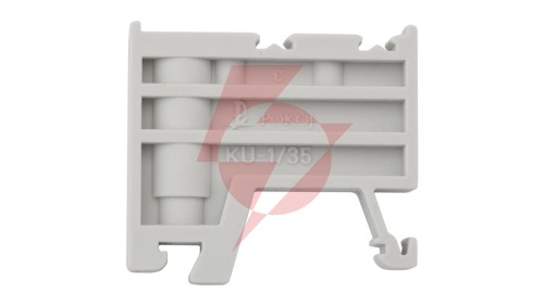 Trzymacz blokada końcowa na szynę TS/TH35 KU-1/35 szary A44-1208