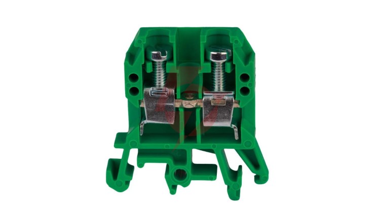 Złączka szynowa 2-przewodowa 10mm2 zielony V2 ZUG-G10 A11-0205