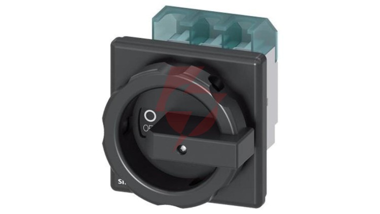 Rozłącznik główny 3P 63A 22kW AC23A 400V pokr czarne montaż tablicowy 4 otwory 3LD2504-0TK51