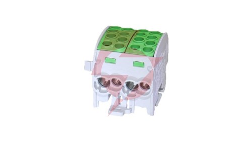 Blok rozdzielczy-odgałęźny Al/Cu SCB 35-2 (80220) SIMBLOCK jednobiegunowy 2x35mm2 zielony 81506005