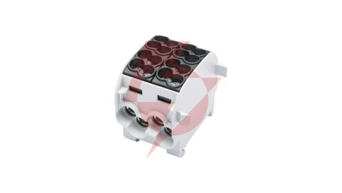 Blok rozdzielczy-odgałęźny Al/Cu SCB 25-2 (80120) SIMBLOCK jednobiegunowy 2x25mm2 czarny 81505007
