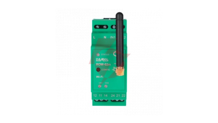 SUPLA Odbiornik modułowy WI-FI 2-kanały 16A ROW-02M SPL10000016