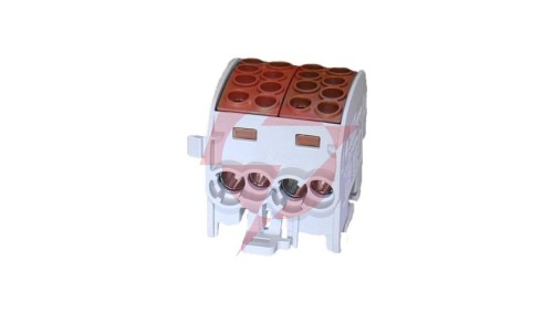 Blok rozdzielczy-odgałęźny Al/Cu SCB 35-2 (80220) SIMBLOCK jednobiegunowy 2x35mm2 brązowy 81506015