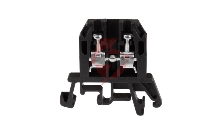 Złączka szynowa 2-przewodowa 2,5mm2 czarny V2 ZUG-G2.5 A11-0073