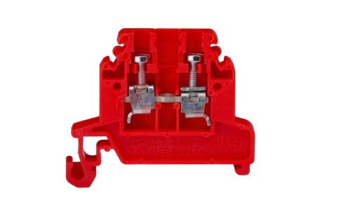 Złączka szynowa 2-przewodowa 2,5 mm2 czerwony ZG-G2,5 A11-8107