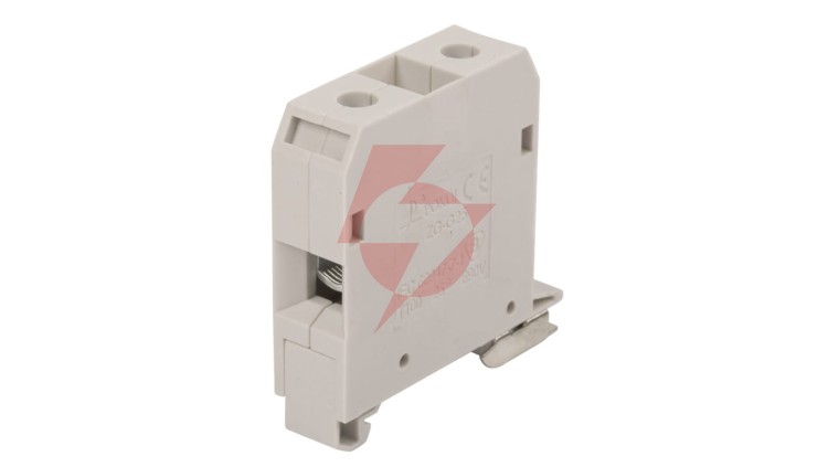 Złączka szynowa 2-przewodowa 25mm2 szary V2 ZG-G25/TS35 A11-1538