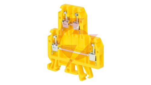 Złączka szynowa 4-przewodowa 2-piętrowa z czterema zaciskami 4 mm2 szary ZUG-G/21 A00-0008