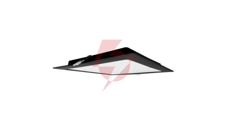 Oprawa downlight P/T kwadrat 24W 2640lm 4000K IP20 czarny DL-1 EC20470