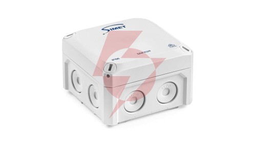 Puszka naścienna 85x85x54mm IP66 z membranami szara SNFK08 83168002