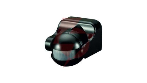 Czujnik ruchu PIR IP44 180 st. 300W zasięg 12m czarny CP-2C