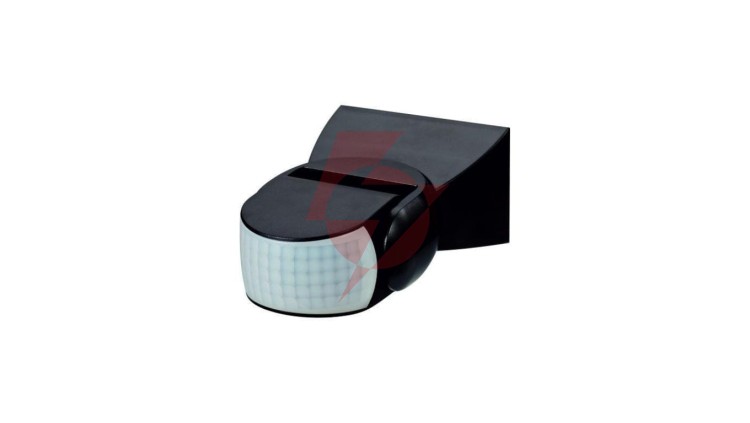 Czujnik ruchu PIR IP65 180 st. 300W zasięg 12m czarny CP-5C