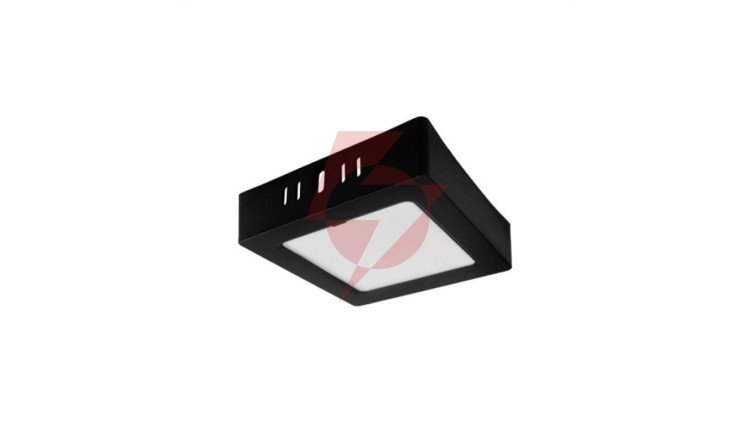 Oprawa downlight N/T kwadrat 6W 660lm 4000K IP20 czarny DL-1 EC20475