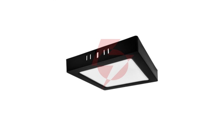 Oprawa downlight N/T kwadrat 12W 1200lm 4000K czarny IP20 DL-1 EC20476