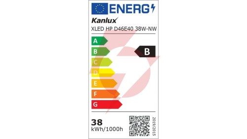 Żarówka uliczna LED E40 XLED HP D46E40 38W-NW 7500lm 4000K barwa neutralna IP65 PF0,9 3lata Gwar. 37347