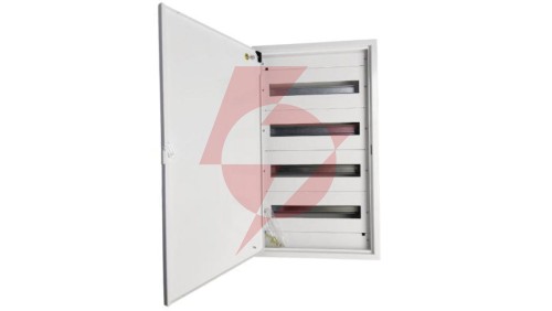 Rozdzielnica natynkowa metalowa 72 modułowa 4x18 436x755x130 RAL9003 IP30 MN72/4/18